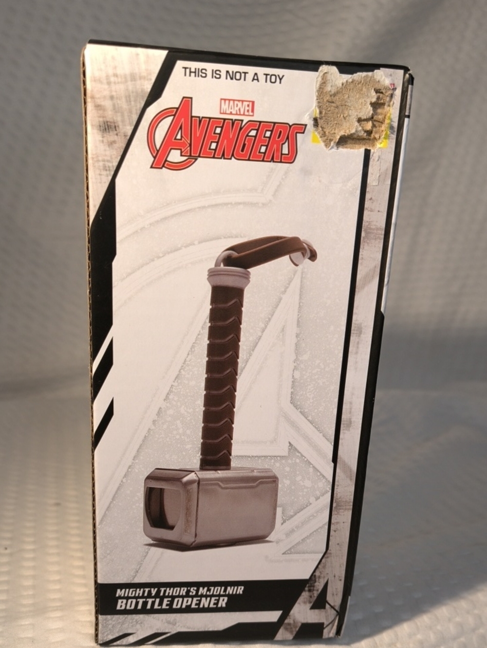 Marvel Avengers Mighty Thor Mjolnir Bottle Opener - Brown and Silver